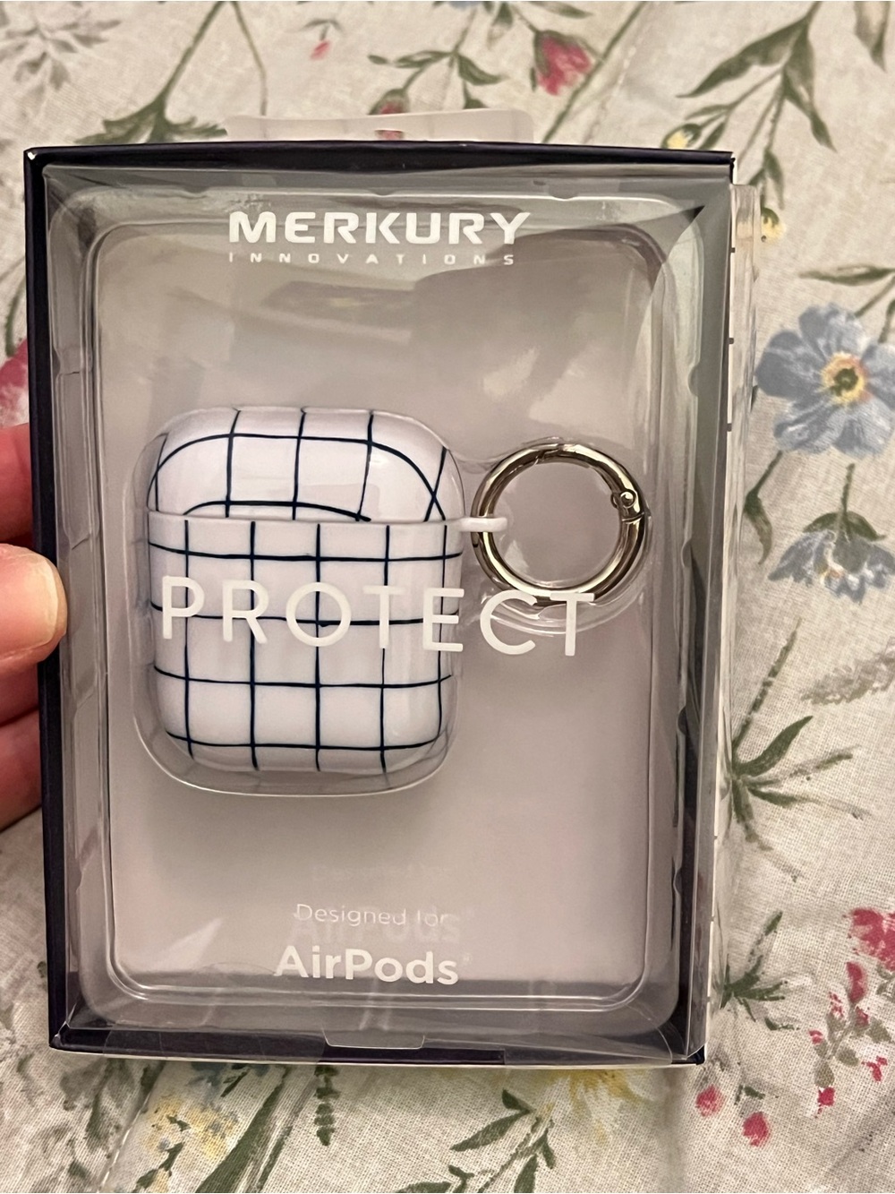 Tile Print AirPods Case